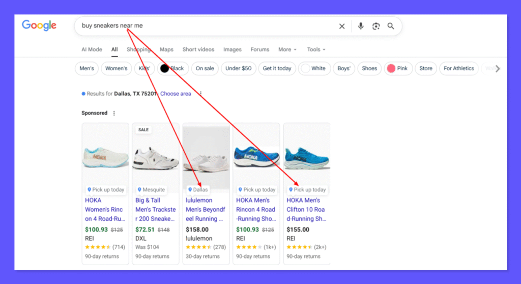2. Local Inventory Ads