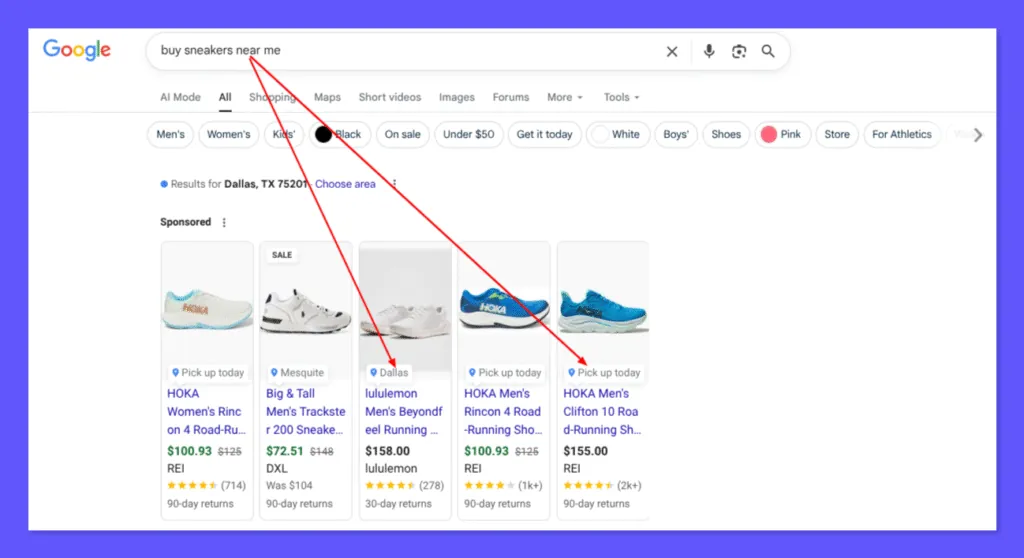 2. Local Inventory Ads